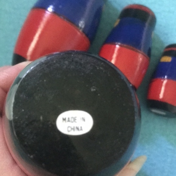 Russian nesting dolls Soldiers wooden vintage decoration - Picture 5 of 6